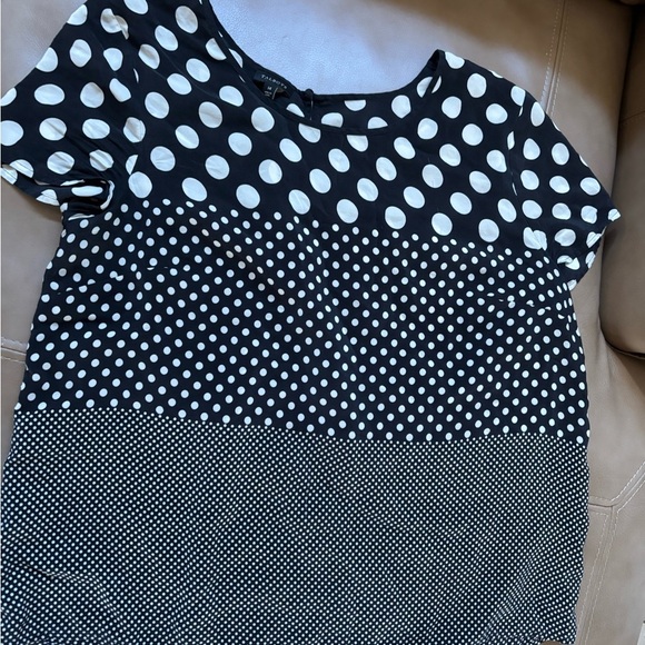 Black and White Polka Dot shirt - Picture 1 of 4